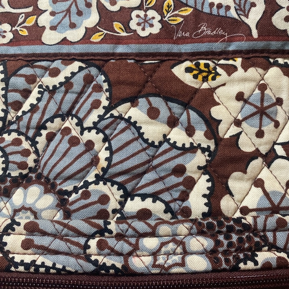 Vera Bradley Floral Brown Tote Bag - Picture 8 of 8